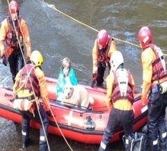 stockport teen dog owner swept down river goyt