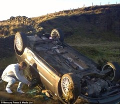 Student Gemma Hartery was on her way to the pageant when her boyfriend's Ford Fiesta lost control on an oil spill