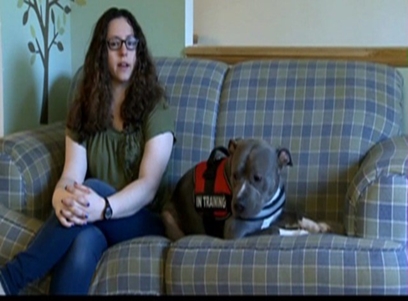 NEVADA CITY, CA woman thankful for shelter dog