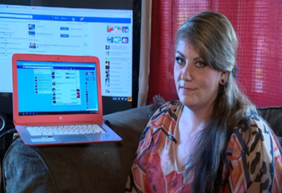 Brenna Happy Cloud of Salem, Oregon, has accused Facebook of discrimination after her account was suspended