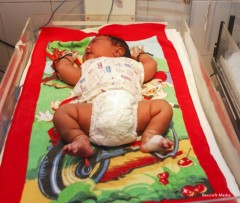 Woman sets record for heaviest baby born in India